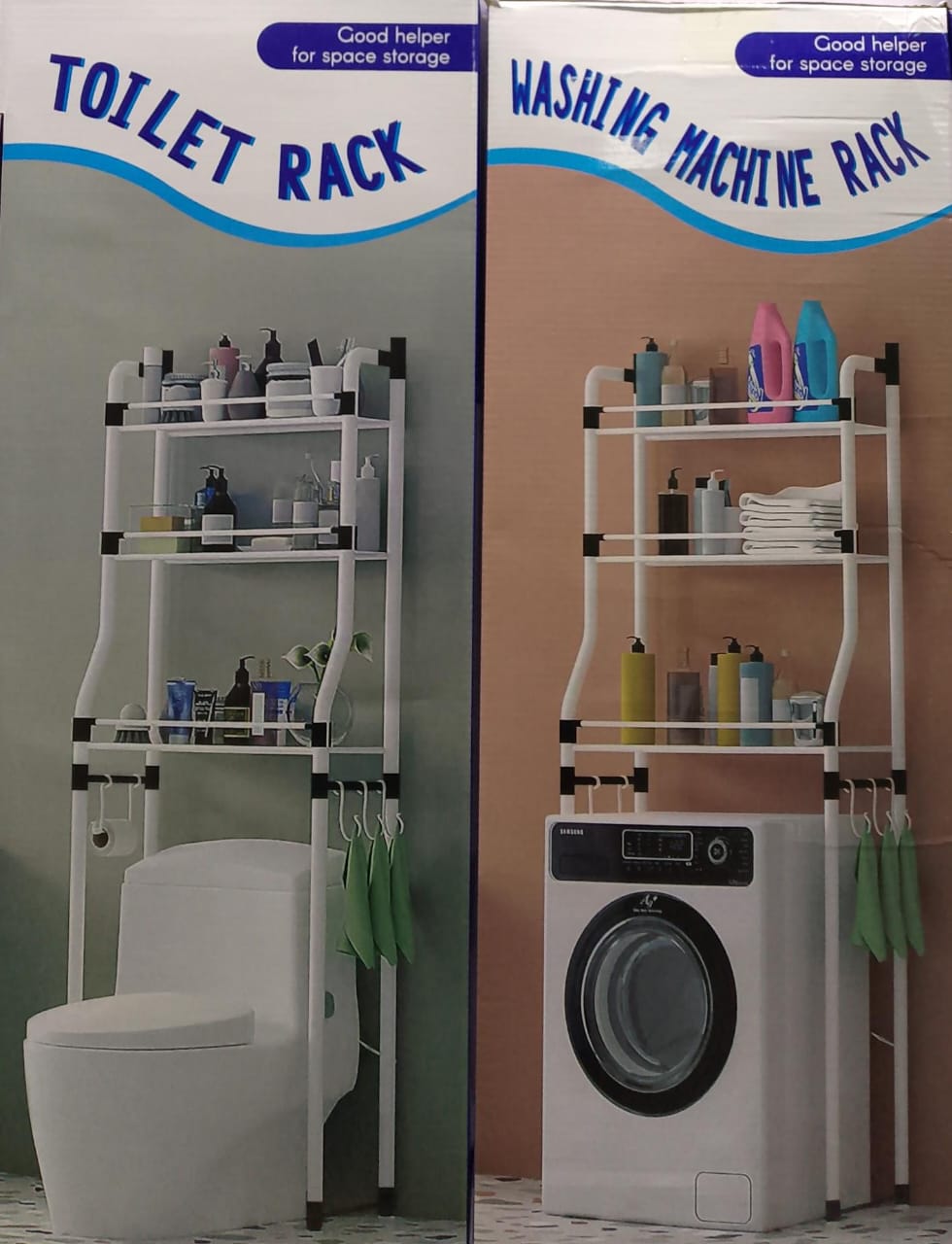 🪄NEW ARRIVAL 🪄Detachable metallic 3 layer over the toilet Rack.3 Layer Detachable Over The Toilet Metallic Stand Rack Tidy Organizer.suitable to place at bathroom, kitchen, balcony. The height of ea
