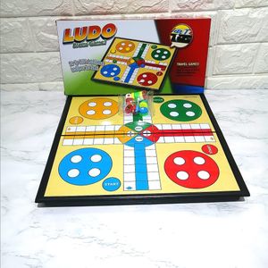 Ludo Board Game-Portable Travel Magnetic Family Brain Game for Kids.Ludo is a classic family game that has stood the test of time. Roll a six and race your 4 tokens from start to finish before anyone