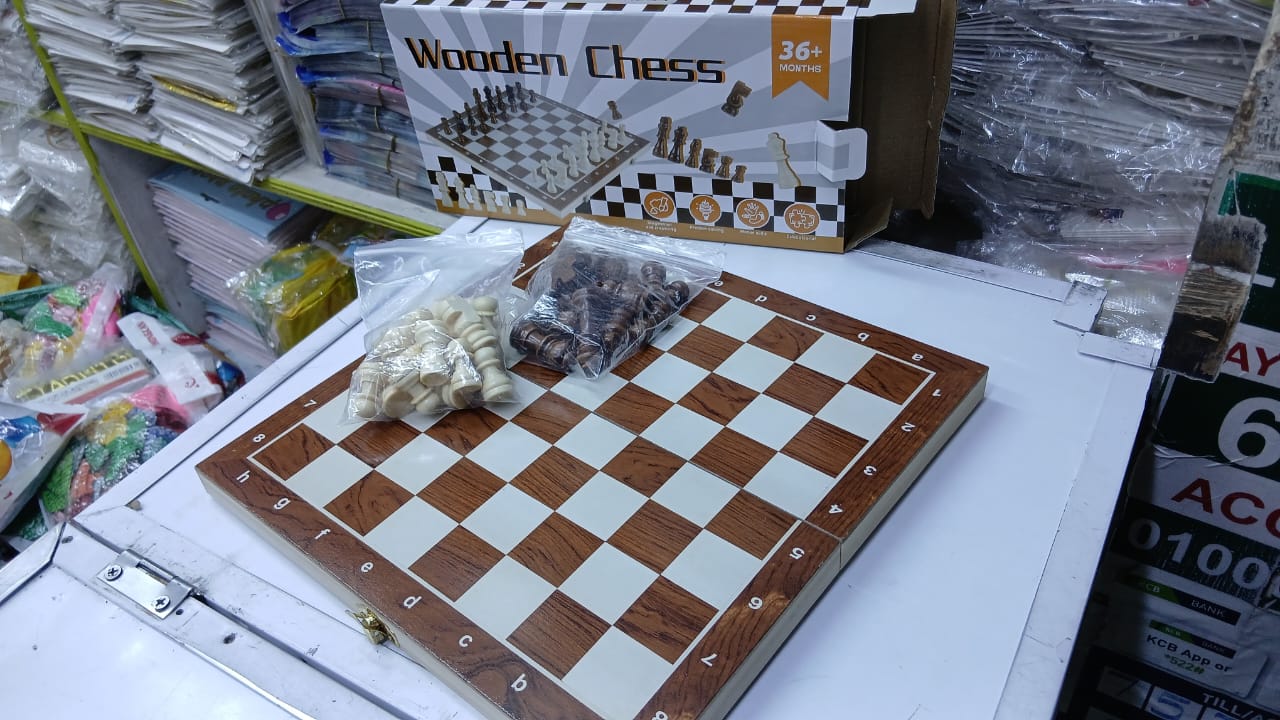 OFFER 🎊 OFFER 🔥 😜 Magnetic Wooden Chess Game Board Magnetic chess and chessboard make it more stable while not hard to move.