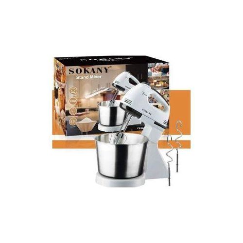 OFFER 🔥 😜 Sokany Multifunctional 2 In 1 Stand And Hand Held Electric Mixer- 7 Speed, 2L Stainless Steel Mixing Bowl, Dough Hooks & Mixer Beaters For Dressings, Frosting,