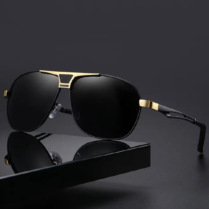 New Men's Polarized Sunglasses Day and Night Photochromic Sunglasses Driving Sun Visor Glasses