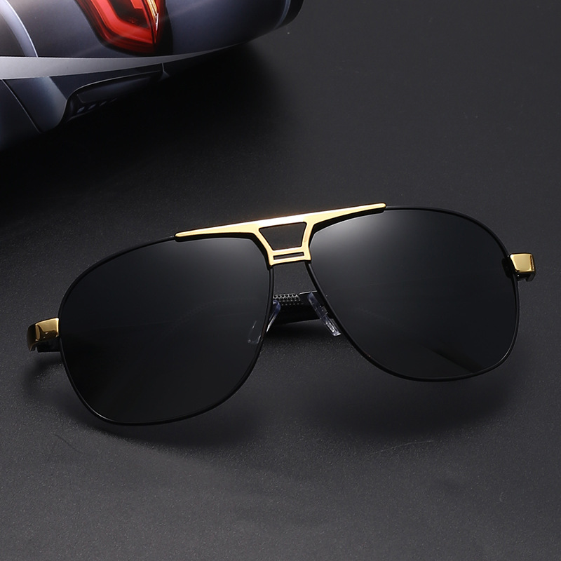 New Men's Polarized Sunglasses Day and Night Photochromic Sunglasses Driving Sun Visor Glasses