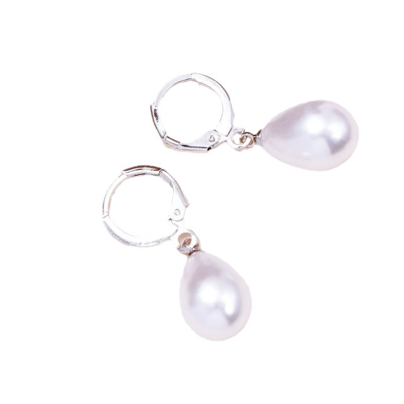 Hot Selling Water Drop Imitation Pearl Earrings For Women Light Luxury High-End Artificial Pearl Earrings Earrings