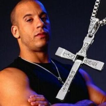 Men's NK Exquisite Stainless Steel Necklace Cross Speed and Passion Cold Style Necklace Personality No Fading Chain