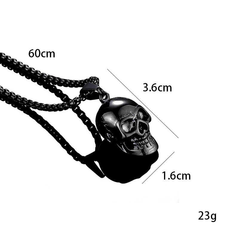 Oversized Skull Necklace Men'S Fashion Fashion Accessories