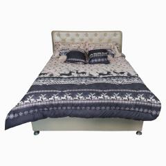 Johari 4pcs Of Luxury Nordic Style Cotton Microfiber Duvet Sets (One Duvet, Two Pillow Covers Or Cases And One Bedsheet) Bedding Set