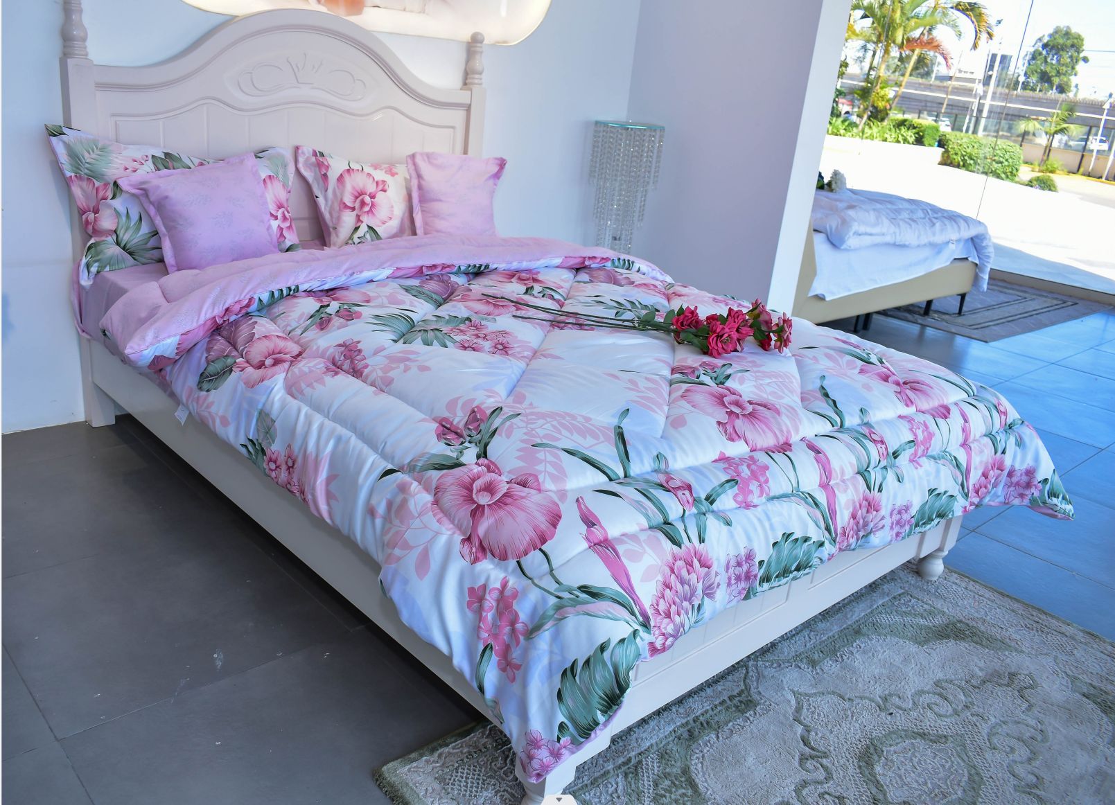 Bring Elegance And Comfort To Your Bedroom With Johari 6pcs Of Luxury Nordic Style Cotton Microfiber Duvet Sets (One Duvet, Four Pillow Covers Or Cases And One Bedsheet) Bedding Set (Random color)