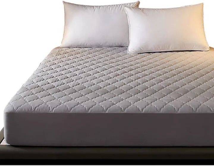 Enhance The Longevity And Comfort Of Your Mattress With Johari High quality quilted waterproof Mattress Protector Soft Microfiber Fabric does not come with pillow cases(Assorted color delivery)