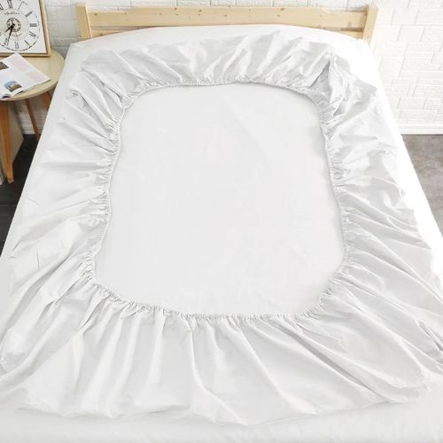 Johari Cotton Fitted Sheet with Elastic Bands Non Slip Adjustable Mattress Covers