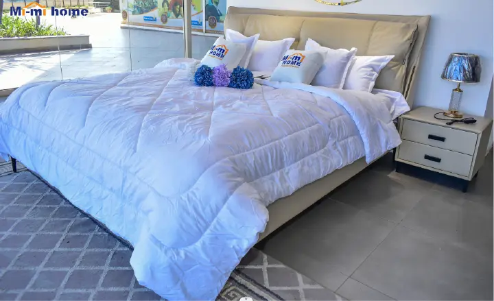 Easter Sales Mimi  White 6 Set (6 SET)  Duvet .Simplicity Meets Sophistication In This All-White Luxury Bedding Set - Perfect Choice For Those Who Love A Calm, Minimal And Timeless Bedroom Vibe.