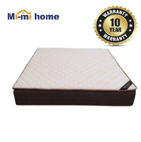 Mimi Spring Mattress 12 Inches With Up to 10 Years Warranty High Density Quilted Medium Home Living Bedroom Soft And Long-lasting Mattress Comfy And Health Mattress (Random color dispatch)