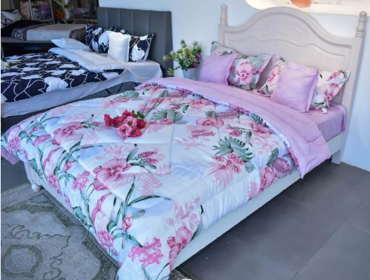 Johari 4pcs Of Luxury Nordic Style Cotton Microfiber Duvet Sets (One Duvet, Two Pillow Covers Or Cases And One Bedsheet) Bedding Set