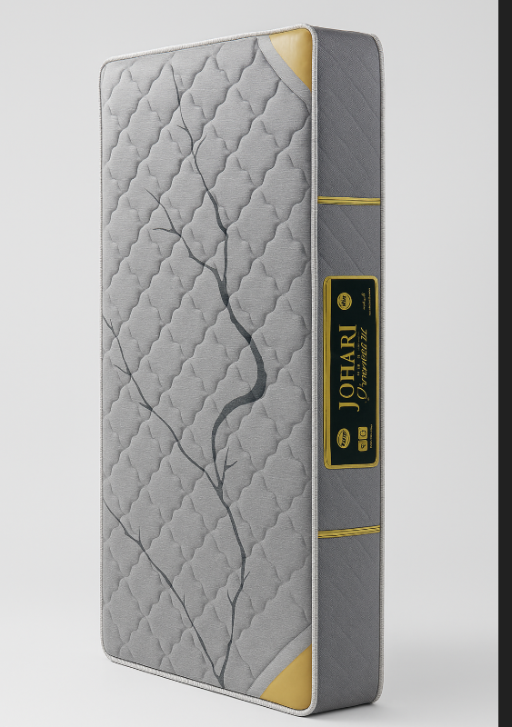 Johari Three Years Warranty 8 Inches Orthopedic High Quilted  Premium Mattress Home Living Bedroom Soft and Long-lasting Mattress Comfy And Health Mattress (Without Bed) (Random Color Dispatch)