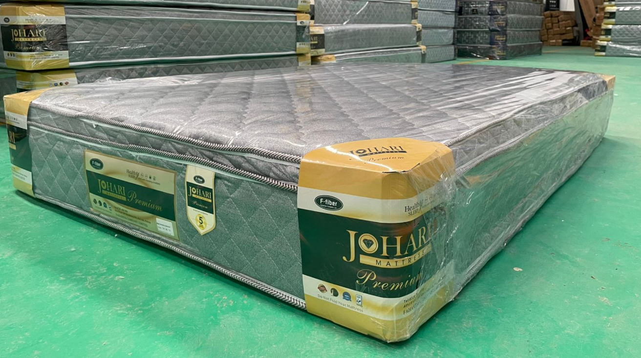 Johari Three Years Warranty 10 And 12 Inches Orthopedic High Quilted Premium Mattress Home Living Bedroom Soft and Long-lasting Mattress Comfy And Health Mattress (Without Bed) (Random Color Dispatch)