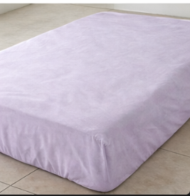 Mimi  Colored Cotton Fitted Sheet With Elastic Bands Non Slip Adjustable Mattress Covers Fitted Bedsheet