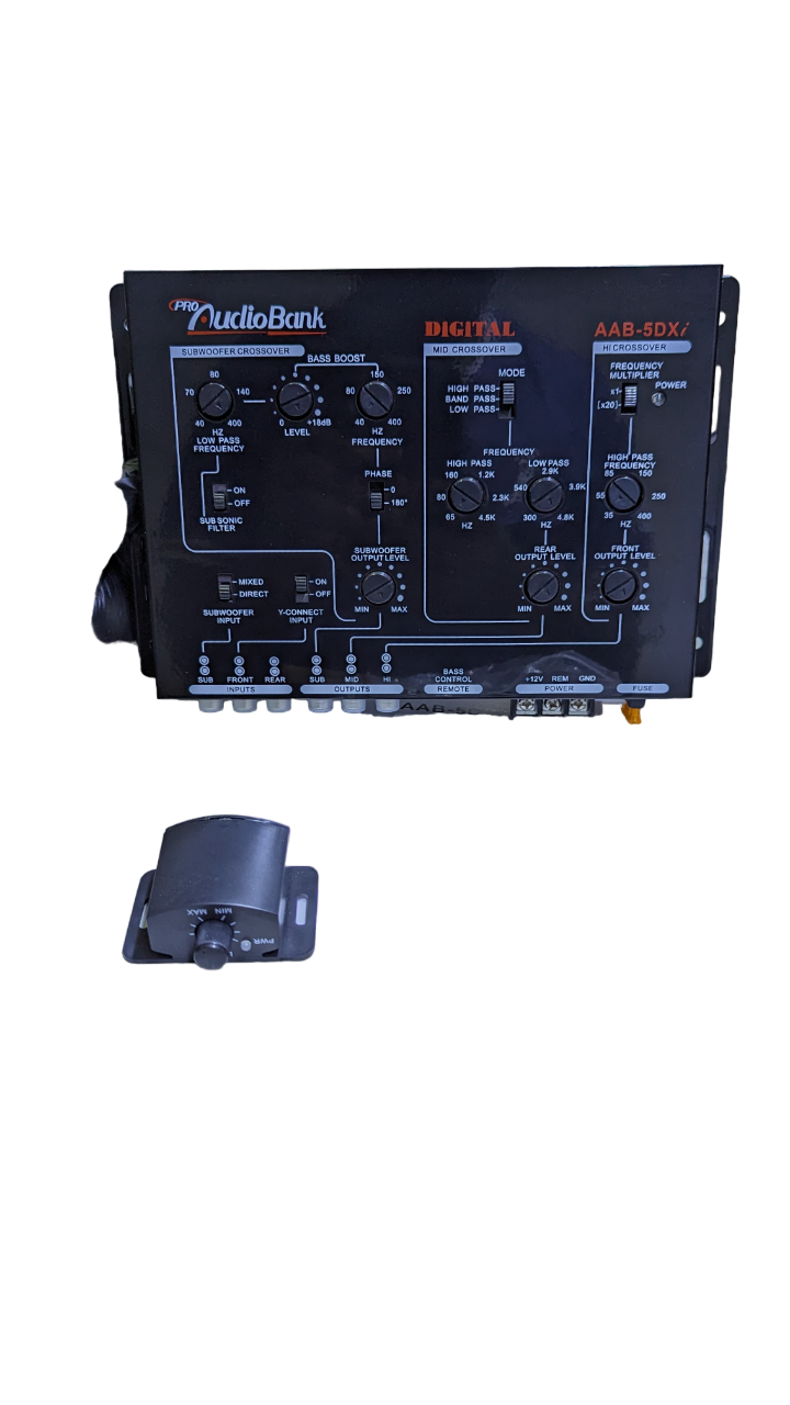 Digital 5 Way Pro Audio Bank Crossover for audio and music