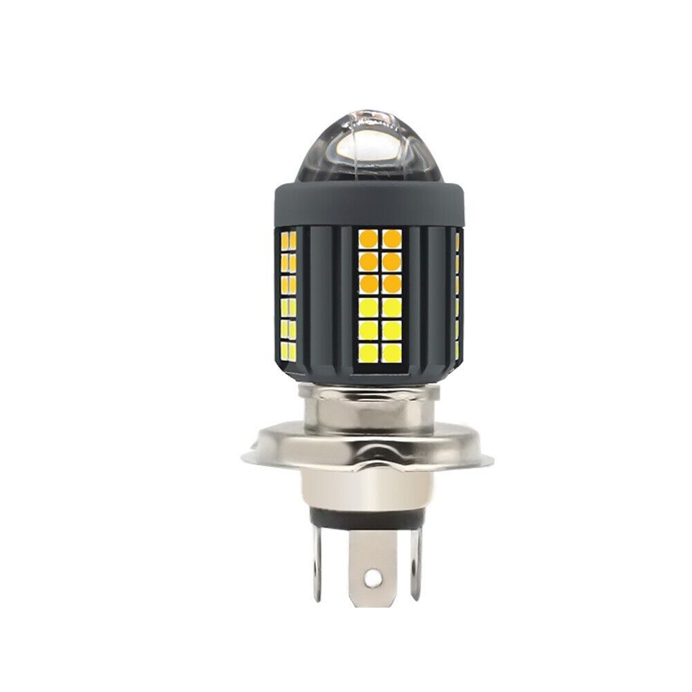Dual Color LED Motorcycle Headlight bulb High quality Material Easy Removal Process