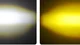 Motorcycle 3-Pin  Headlight Bulb 9V-85V 2 Colours Yellow & White Ledt for lighting.
