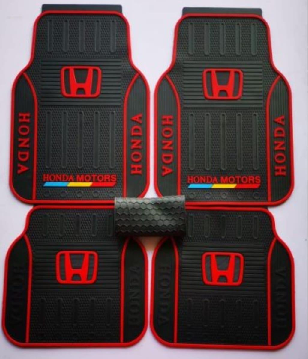 Honda Branded Car Floor Mats Rubber 5 Seater