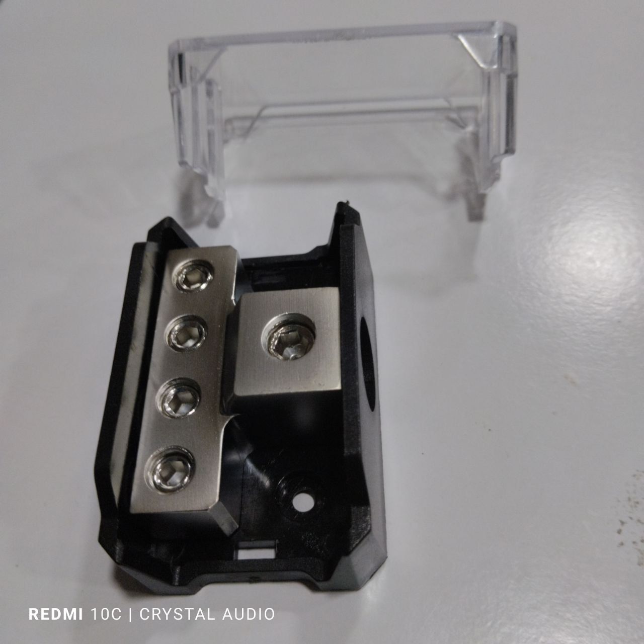 4 Way Power Distribution Block, 1/0 Gauge x 1 in 4 Gauge x 4 Out for Car Audio Amplifier Splitter 1pcs