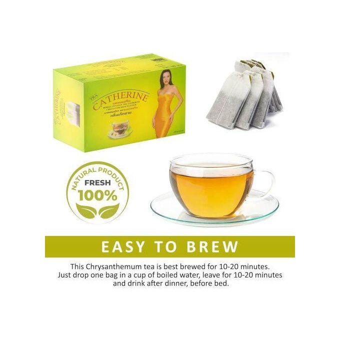 Catherine Slimming Herbal Tea Weight loss Flat Tummy Tea Diet 32 Tea Bags