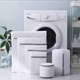 6 Pcs Washing Machine Protective Mesh Laundry Bags For Delicates With Zipper