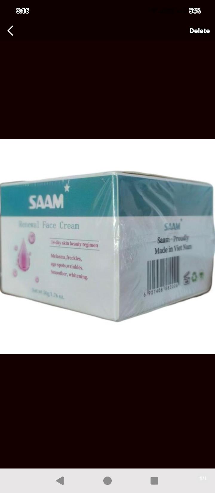 Derma K Renewal Care Original Renewal face cream .Removes wrinkles, freckles,Melasma,Aging skin