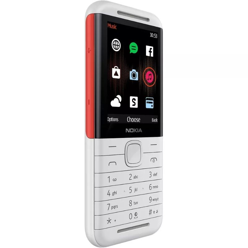 New Nokia 5310 White Keypad Phone MP3 Player Dual SIM Wireless FM Radio Rear Camera Feature phone