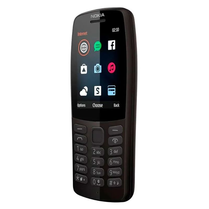 New Nokia 210 Non-Smartphone 2.4 Inch Screen Dual SIM Phone 2G Network Call Rear Camera FM Radio Feature Phones
