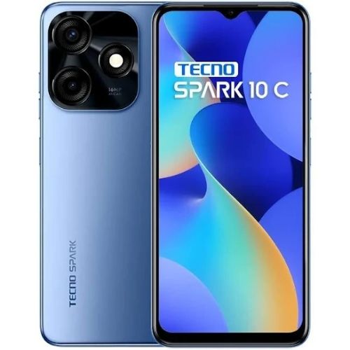 Refurbished TECNO SPARK 10C Smartphones 128GB+8GB 6.6" HD+90Hz Refresh 16MP+8MP 5000mAH Super Battery 18W Type-C Fast Charging 4G Dual SIM Fingerprint Unlock Smartphones