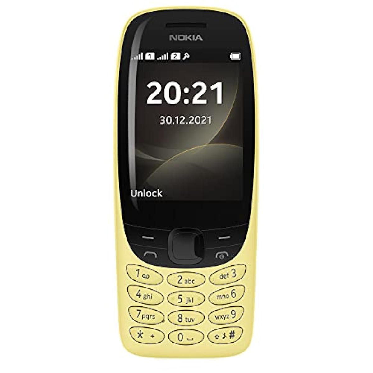 New Nokia 6310 Dual SIM Keypad Phone with a 2.8” screen, Wireless FM Radio and Rear Camera with Flash | Blach