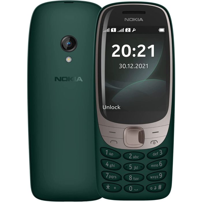 New Nokia 6310 Dual SIM Keypad Phone with a 2.8” screen, Wireless FM Radio and Rear Camera with Flash | Blach