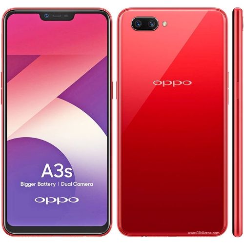 Refurbished OPPO A3s 4GB RAM 64GB ROM 6.2inch " 4230 mAh Dual SIM 13MP+8MP Face Unlock Android Smartphones/ Mobile Phones