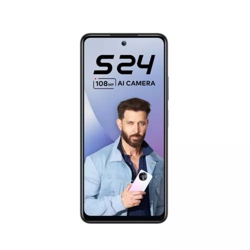 Refurbished Itel S24 128GB+8(4+4)GB RAM 6.6" 90HZ Screen Dual SIM 4G Network Phone Fingerprint Unlock 18W 5000 mAh Battery Android 13 MTK Helio G91 Ultra Smart Phones