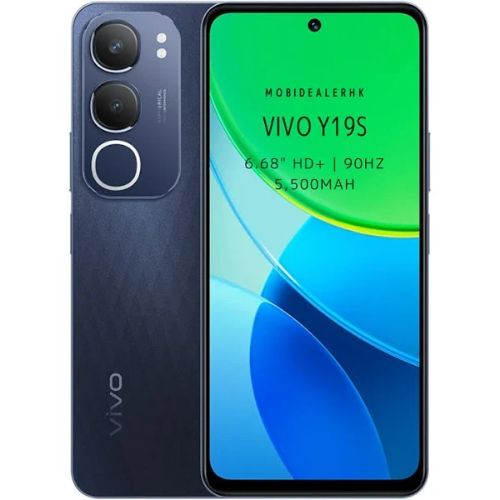 Brand New Vivo Y19S 128GB+4GB 6.68 inches 50MP Camera IP64 Dust and Water-resistant Android 14 5500mAh Battery Fingerprint Unlock Smart Phones