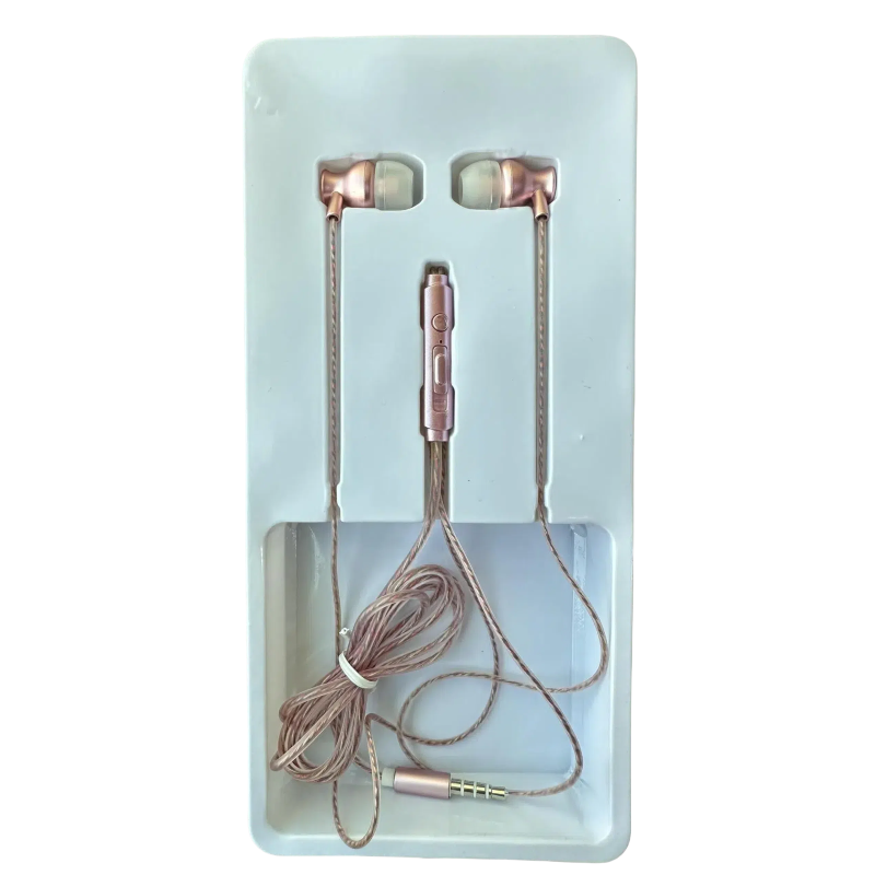 Guo Hao Wired Earphones with Microphone Noise Isolating 3.5mm In-ear Comfortable Subwoofer earbuds Mobile Accessories For Android phones