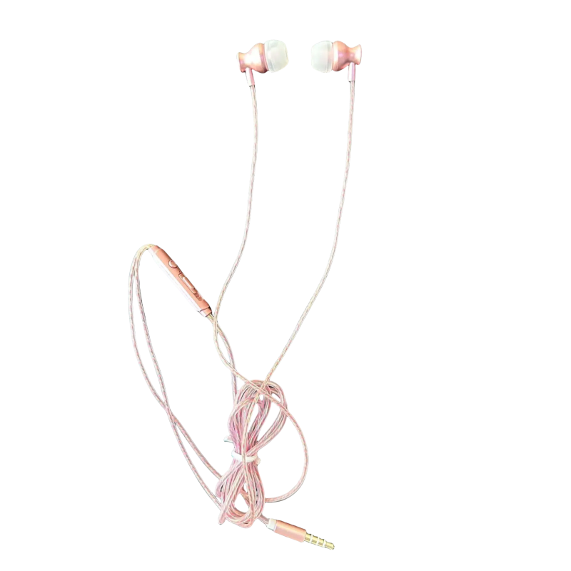 Guo Hao Wired Earphones with Microphone Noise Isolating 3.5mm In-ear Comfortable Subwoofer earbuds Mobile Accessories For Android phones