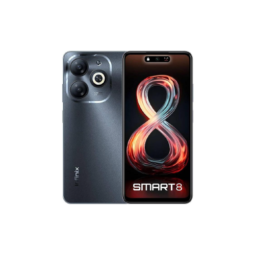 Refurbished INFINIX SMART 8 4GB RAM + 128GB ROM 6.6" 13MP+8MP Camera 5000mAh (Dual SIM) Android Smartphones/ Mobile Phones