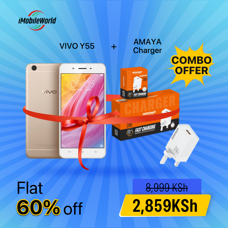 Refurbished Vivo Y55 2GB RAM 16GB ROM 5.2inch " 2730 mAh Dual SIM 8MP+5MP Android Smartphones/ Mobile Phones