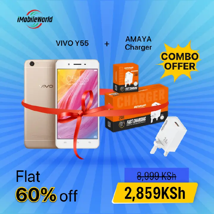 Refurbished Vivo Y55 2GB RAM 16GB ROM 5.2inch " 2730 mAh Dual SIM 8MP+5MP Android Smartphones/ Mobile Phones