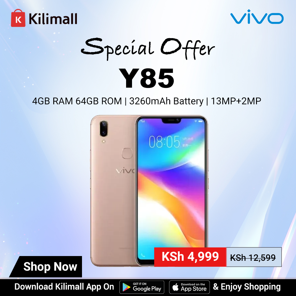 Refurbished VIVO Y85 4GB RAM 64GB ROM  6.26" 13MP+2MP 3260 mAh Dual SIM Android Smartphones/ Mobile Phones
