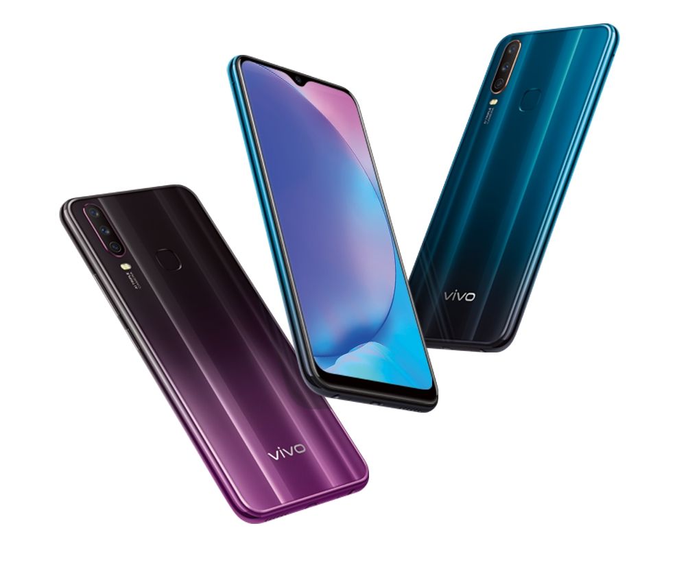 【Buy 1 Get 1 PowerBank Free】Refurbished VIVO Y17 4GB RAM + 128GB ROM 6.35" Screen 20MP+13MP Camera 5000mAh (Dual SIM) Android Smartphones/ Mobile Phones.