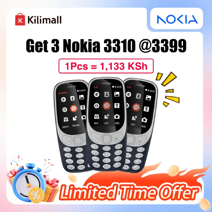 New Nokia 3310 16MB 1200 mAh 2.4" HD Camera 2MP Dual SIM Cards Unlocked Cheap Durable Old Phone Classic Featur