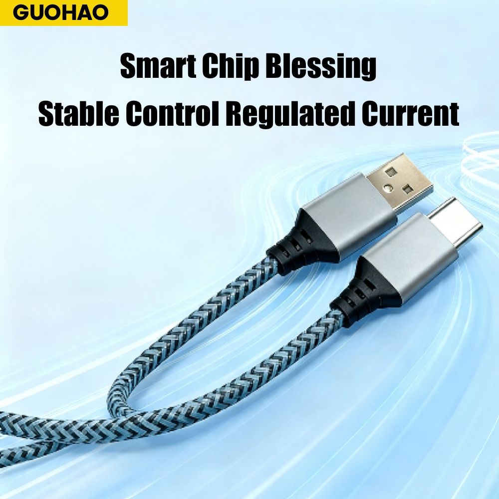 GuoHao Quick CHARGE USB Data Cable Quick Charge Liquid Silicone Protective Case for Android Data Cable, Random Shipments