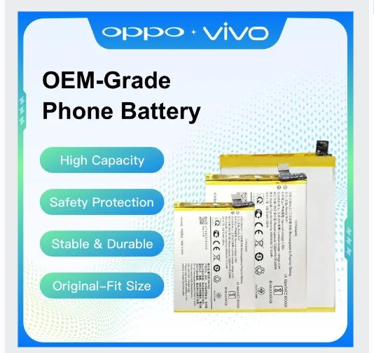 Brand New OEM-Grade Smartphone Battery | High-Capacity Safe Cell Compatible with vivo / OPPO (Specific Models)