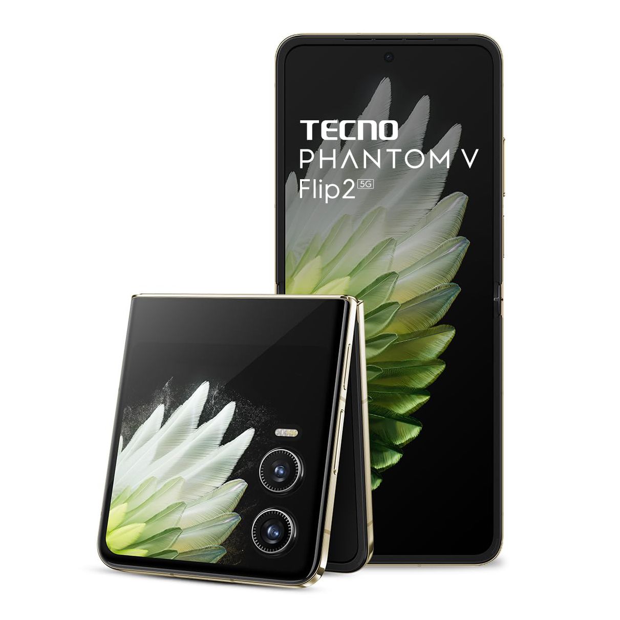 Refurbished Phone TECNO PHANTOM V Flip2 5G (AE11) 8GB RAM + 256GB ROM Travertine Green 6.90 inch Display Single SIM 32M Front Camera 50M Back Camera 4720mAh Battery 3 Months Warranty_12027408