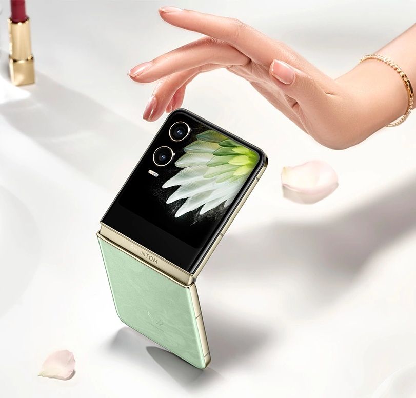 Refurbished Phone TECNO PHANTOM V Flip2 5G (AE11) 8GB RAM + 256GB ROM Travertine Green 6.90 inch Display Single SIM 32M Front Camera 50M Back Camera 4720mAh Battery 3 Months Warranty_12027408