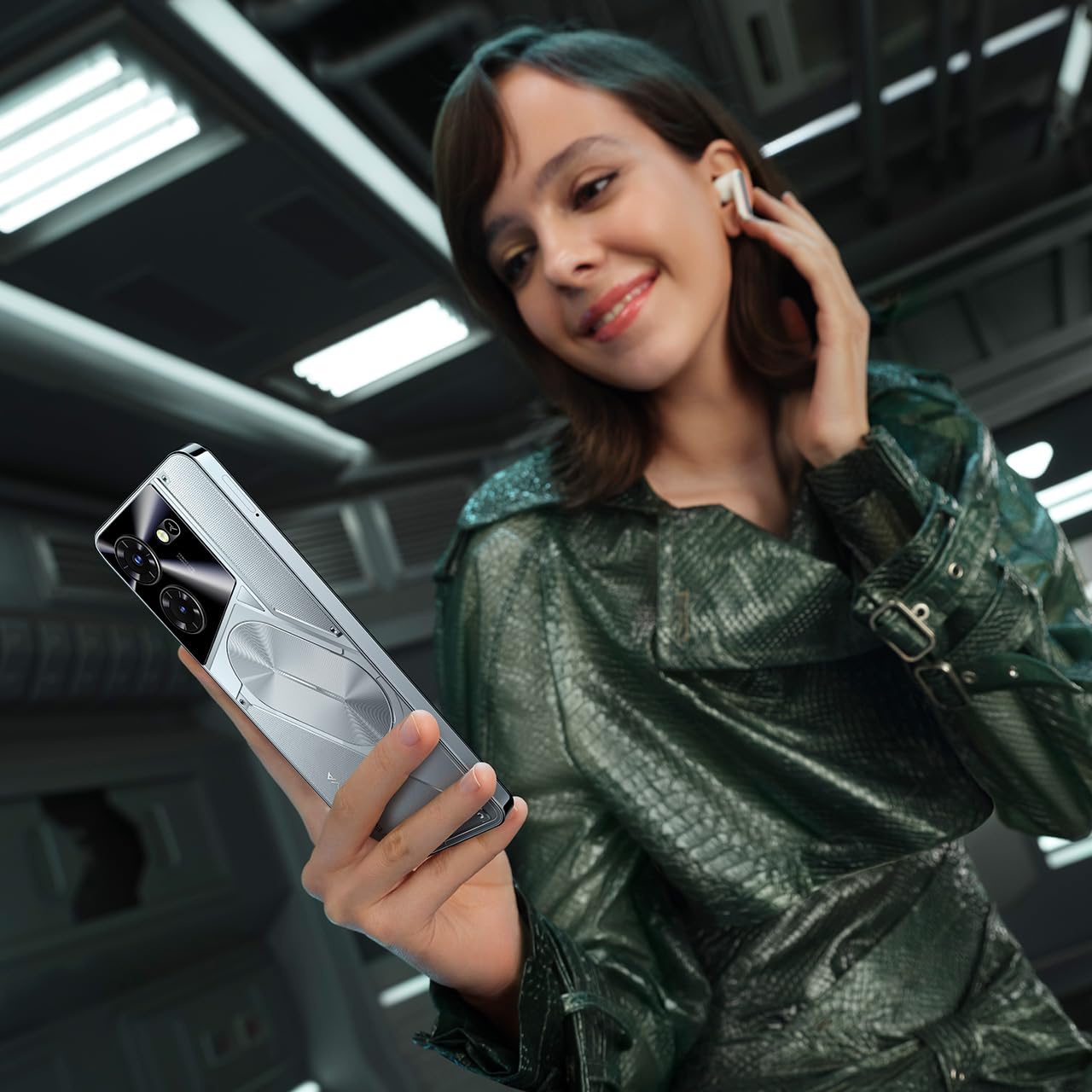 Refurbished Phone TECNO POVA 5  Pro 5G (LH8n) 8GB RAM + 256GB ROM Silver Fantasy 6.78 inch Display Dual SIM 16M Front Camera 50M Back Camera 5000mAh Battery 3 Months Warranty_12023560