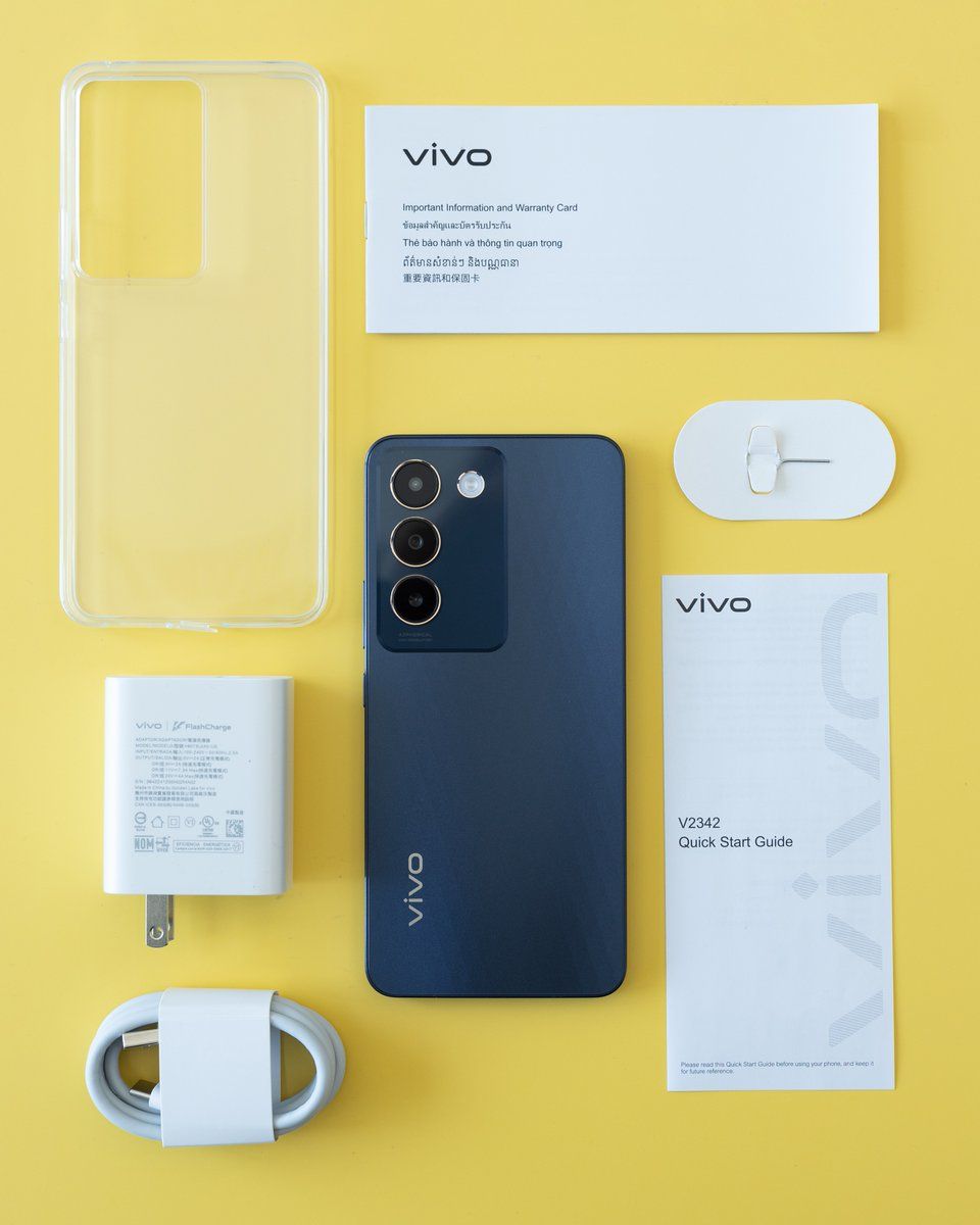 VIVO V30 Lite 256GB ROM UPTO 16GB ROM(8+8GB EXTENDABLE) 6.67''120Hz Amoled Display Snapdragon 695 SoC 64 +8 +2MP Camera 50MP Selfie Camera Dual Sim 80W + 5000mAh Smart Phone