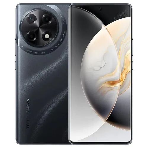 Tecno Camon 30S PRO 6.78''FHD-AMOLED 12OHz, 256GB ROM+8GB RAM+(8GB RAM Extended) Daul Sim, 5000mAh- Black
